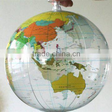 Wholesale custom cheap inflatable globe beach ball for sale