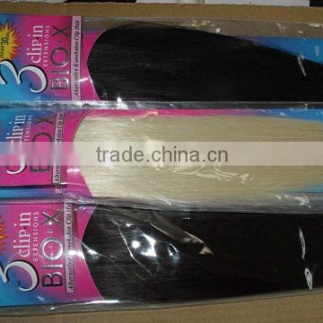 FUTURAL HAIR CLIP IN - SOFT FIBER USED WEFT