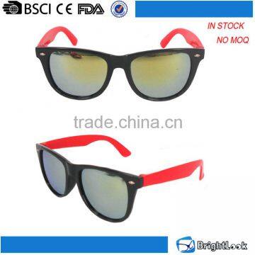 Child two color glasses frame,Soft frame no moq photochromic mirror sunglasses