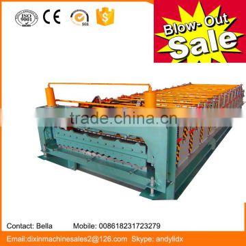 roof panel double layer roofing sheet color steel cold roll forming machine for roofing building