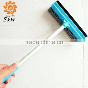 Long Handle Silicone Window Squeegee, Plastic Rubber Squeegee, Window Wiper