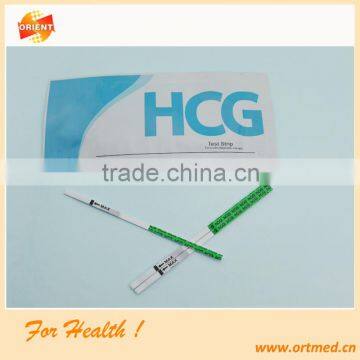 hcg 2.5mm pregnancy test strip home care test strips