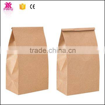 Useful kraft brown cheap simple french fries paper bag for food