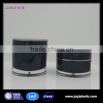 black classical acrylic cream jar container cosmetic packaging