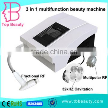 2015 professional 3d 4d ultrasonic cavitation fractional multipolar radio frequency skin tightening machine