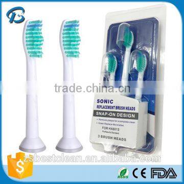 Wholesale low price high quality oral toothbrush heads HX6013, HX6014 for Philips