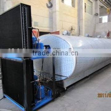 Stainless steel milk cooling storage tank