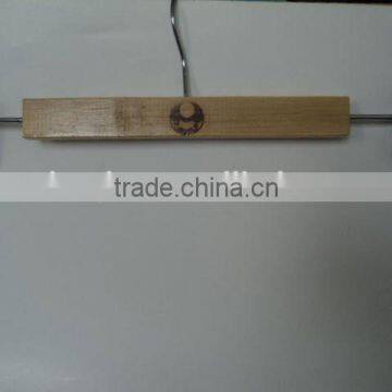 Round bamboo hangers with various sizes and logo