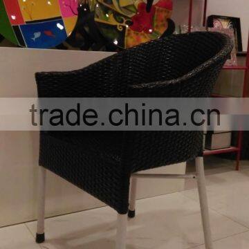 Modern design PP plastic rattan chair/Outdoor plastic rattan chair/plastic garden chair