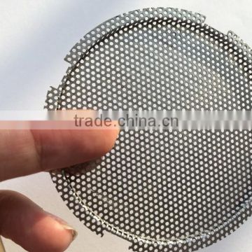 punched round hole car speaker grill