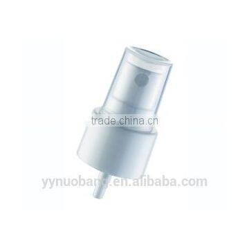 China supplier plastic mini perfume mist spray pump 20/410 with clear cover