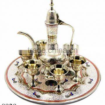 Best Selling Products of Brass Wine Set, Arabic Wine Set, Aftaba Set