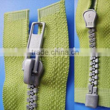 plastic zipper .for Purses, suitcases zipper