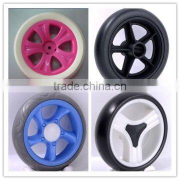 6 baby bicycle stroller wheels plastic 6 inch