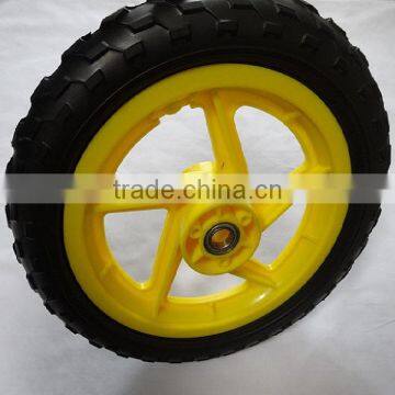 12"x 1.75" small plastic stroller bike wheel