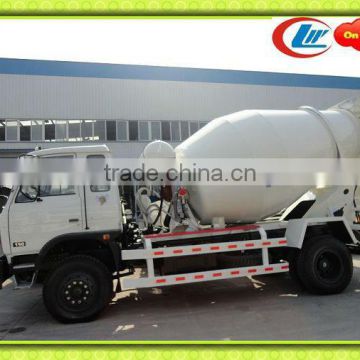 dongfeng double axle concrete mixer,concrete mixer 3m3