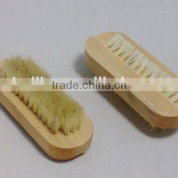 Two Sided Wooden Nail Brush,Nail Cleaning Brush