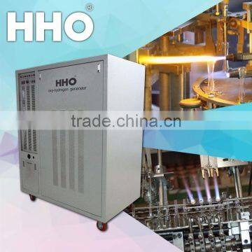 Oxyhydrogen flame medicine crushing machine