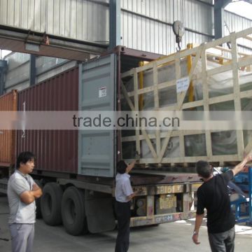 Hydraulic wood shaving machine delivery to Qatar