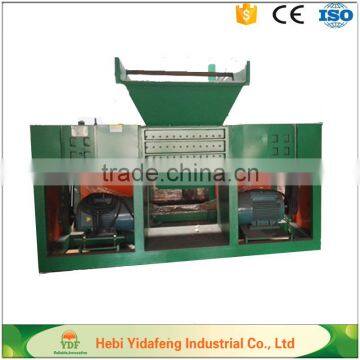 dual shaft shredder machine for empty fruits bunches