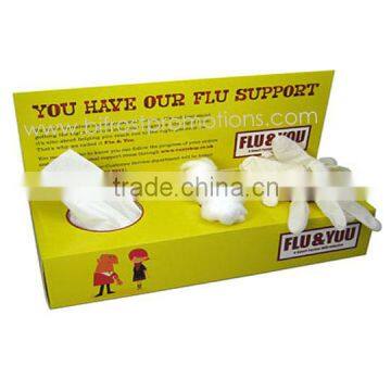 Medical Glove & Cotton Balls & Tissue Box with Flap