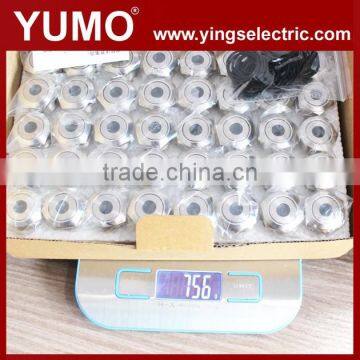 LA19-AJS 19mm 250V Led Momentary Elevator Equipment Pushbutton Switch Metal Push Button 12 Volt Push Button Switch photo-3