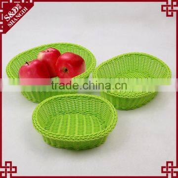 Custom Made Fancy Mini Plastic Wicker Woven Baskets Wholesale photo-2