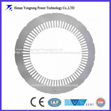 Silicon steel stator lamination for high voltage motor