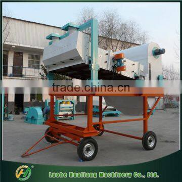 High Efficiency Cheap Movable Vibrating Sieve With Air Separator for Sale photo-3