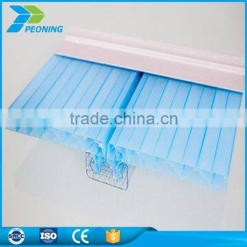  china supplier U locking-design structure polycarbonate shape system sheet