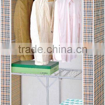 Store More Portable Non-woven Fabric Storage Wardrobe With Shelves photo-2