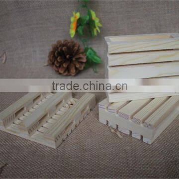 FSC handmade wooden mini pallet wooden drink coaster