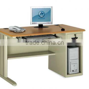 Steel Wood Executive Office Workstation L-shape Office Desk Tables photo-4