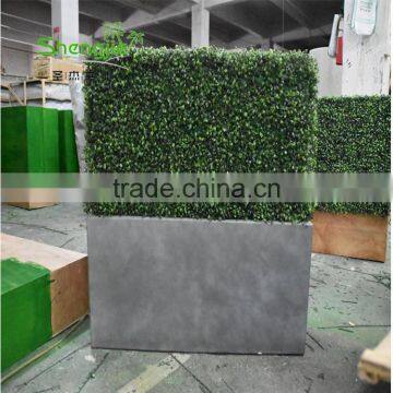 SJLJ013715 Guangzhou Supplier Artificial Boxwood Hedge for Outdoor UV Plastic Boxwood Hedge photo-3
