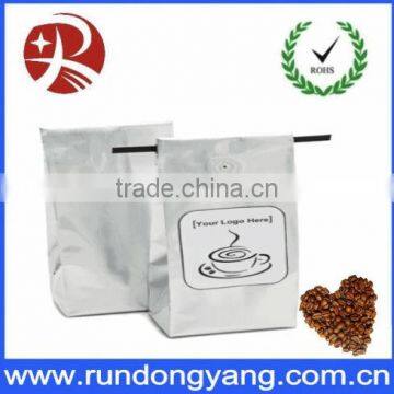 resealable coffee bag with valve