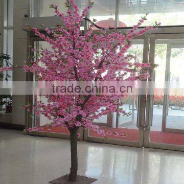 Blooming Tree Top Quality Factory Indoor Decoration Artificial Peach Tree photo-4