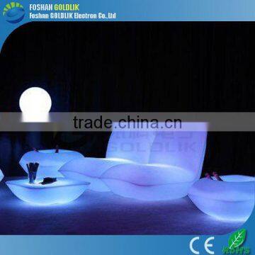 New Design Color Changing Furniture Oudoor Light Sofa GKS-075AS