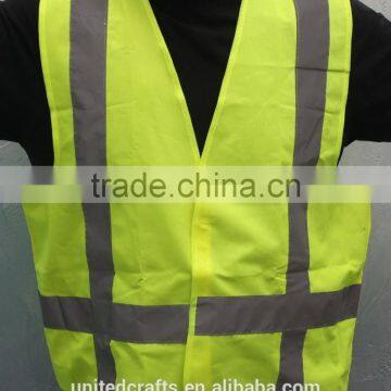 Size L New CSA Z96 Yellow Reflective Safety Vest High Visibility photo-2