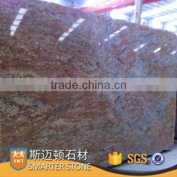 New cutted purple granite slab polished granite for wall and floor tiles