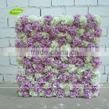 GNW FLW1508-8 Decorative Artificial Silk Fabric Blossom Flower Wall Panels for studio decoration