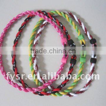 Factory Price Silicone Necklace/Titanium Sport Silicone Necklace photo-2