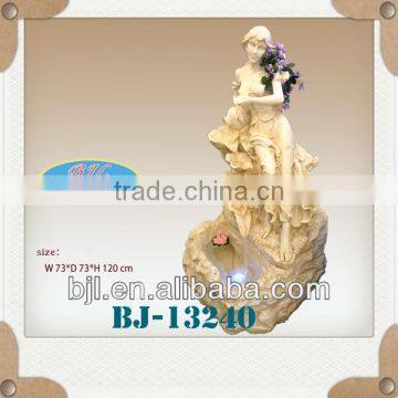 Peri Water Feature LED Lights Sandstone Garden Sculptures photo-2