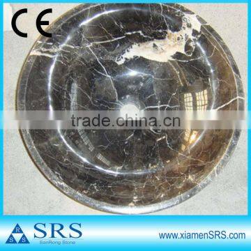 43cm x 43cm x 13.5cm round grown stone basin