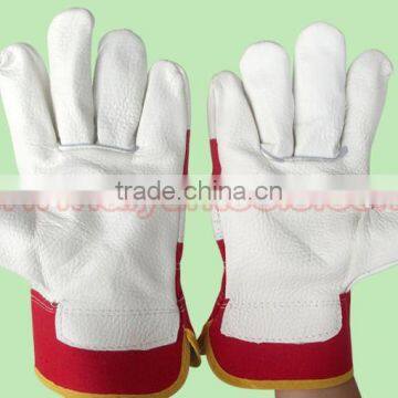 Cow Leather Gloves Work Gloves Cow Split Working Arc-welder's Glove photo-3
