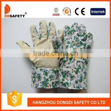 DDSAFETY 2017 New Arrival Safety Cotton Gardening Glove Working Gloves