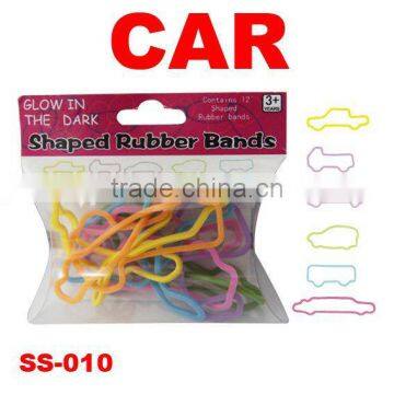 Colorful and variety Shaped rubber bands, Hot sold gifts