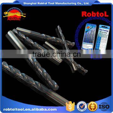6pcs Nano Nitrogen Aluminum Titanium Coating Straight Shank Hss Twist Drill Bits Cobalt Fully Ground Bright Finish Drilling photo-4