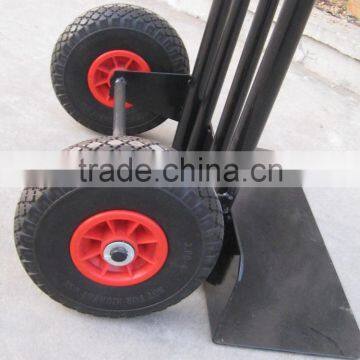 Steel Penumatic Wheel Black 200kg Load Capacity Power Hand Trolley photo-3