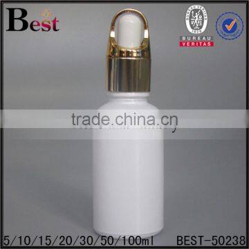  best sellers basket dropper glass bottle different size essential oil white glass dropper bottle cost price wholesale
