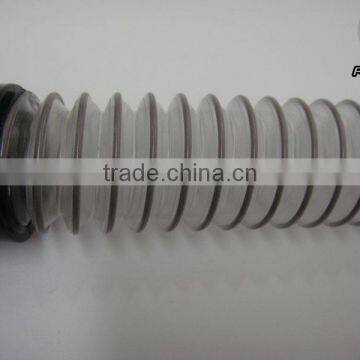 Streth Ratio 1:5 PVC Vacuum Hose Grey Steel Wire Stretch Hose photo-3